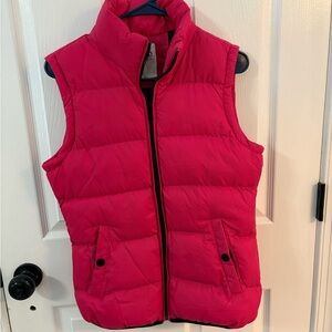 Women's Pink Puffer Vest